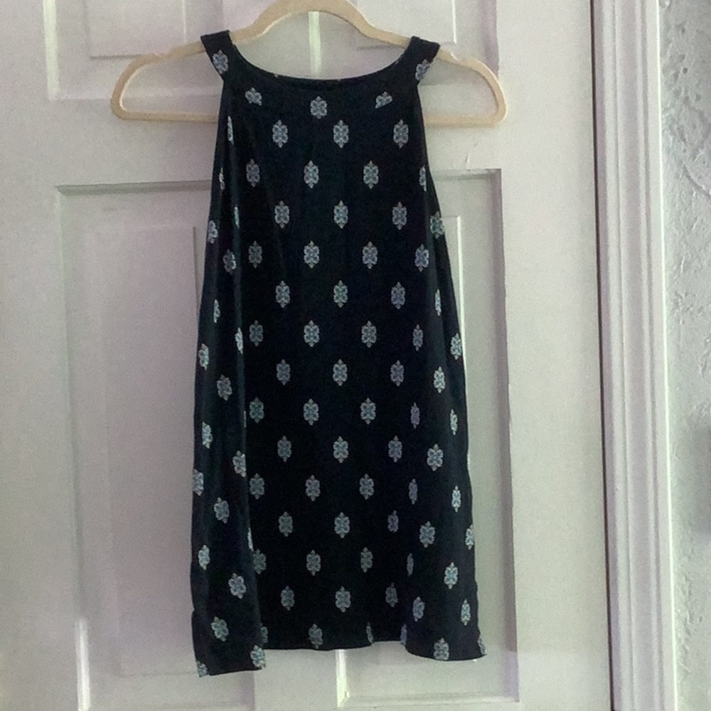J Jill High Neck Sleeveless Swing Top XS Petite XSP